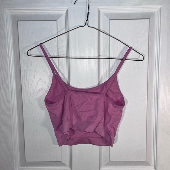 Pink Ribbed Tank Top - Picture 2 of 2